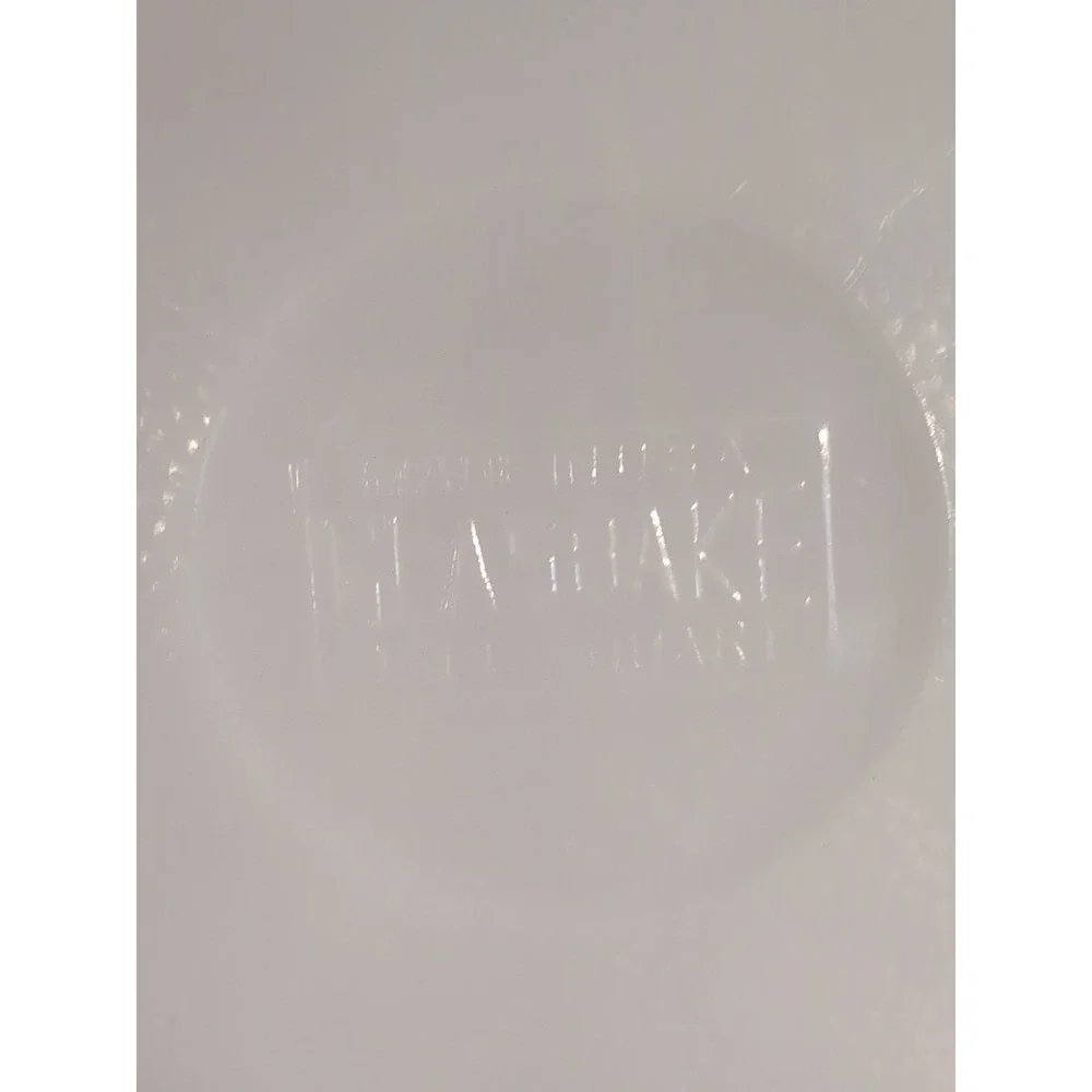 Vintage Pyrex Pink Casserole Baking Dish Bowl 2 Qt #024 White Glasbake Bowl 2Qt